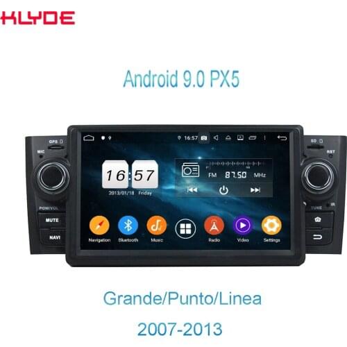 KD-7308 Klyde px5 Android radio car dvd player optional can bus OBD TMPS for Grande/Punto/Linea 2007-2013