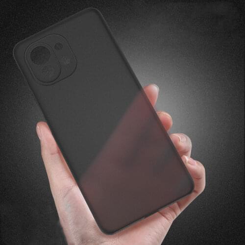 Funda For Xiaomi Mi 11 11 Ultra Case Ultra Thin Slim Matte Transparent PP Back Cover For Xiaomi 11 Pro X-Level