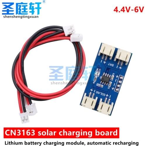 CN3163 Solar Charging Board Lithium Battery Charging Module Solar Board Charging 4.4-6V Automatic Recharging
