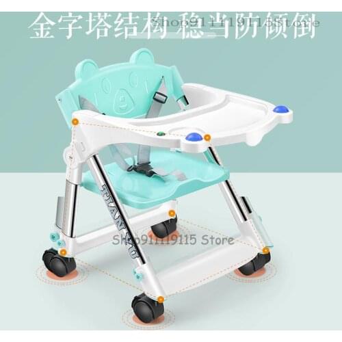 Baby Dining Chair Eating Foldable Portable Baby Chair Multifunctional Dining Table Chair Childrens Short Foot Dining Table