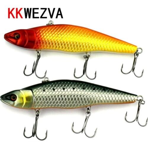 KKWEZVA 1PC Laser Minnow Fishing Lure 14.8CM 48.5G pesca fish wobbler tackle crankbait artificial hard bait swimbait diving