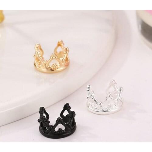 Trendy Crown U-Heart shaped Clip Earrings Non Pierced Ear Bone Ear Clip Earrings Lady Painless Earrings Fashion Jewelry
