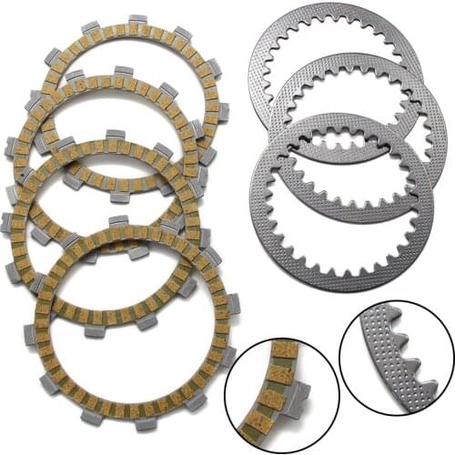 Motorcycle Clutch Friction Disc Plate Kit For Suzuki DS80 JR80 RM80 XZ/XD/HD 21441-13A00/ 21441-13A01 21441-46000 / 21441-46010