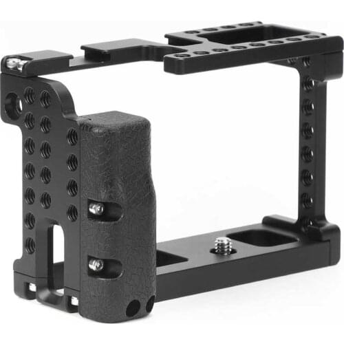 Photography camera cage SLR Camera All Metal Anodizing Cage Video Shooting Accessory for SIGMA FP Camera Black camera handle