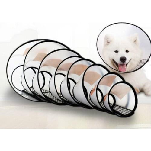 Dog Collar Beauty Pet Shop Headgear Dog Anti-bite Prevent Licking Outdoor Sports Forbid Eat Garbage Pet Collar Dog Lovers E11440