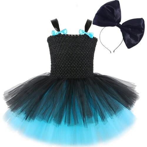 Lol Surprise Princess Dresses for Girls Birthday Halloween Costumes for Kids Tutu Dress Outfit with Bow Fluffy 3 Layers Ballgown