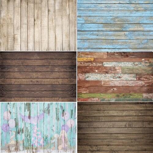 Rubber Floor Photographic Studio Photo Backgrounds Vintage Wood Floor Newborn Baby Photography Backdrop Non-Slip Rubber Mat