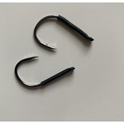 Fish Hook Hook Handle Anti-wear Sleeve Heat Shrink Tube Black Fishing Line Group Protective Set Giant Herring Hook Cover