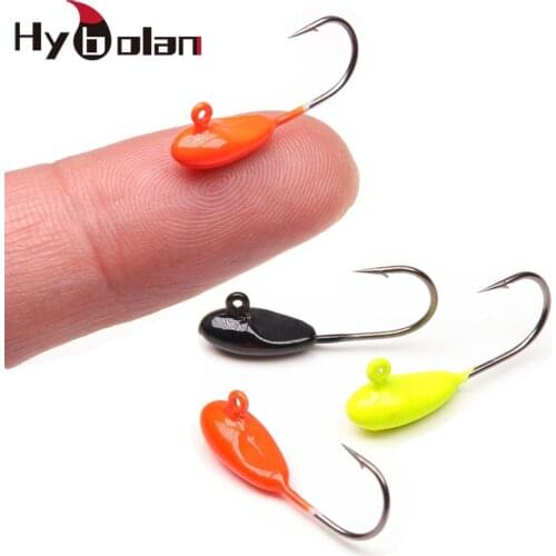 5pcs Jig Head Fishing Hook 1.2g Mini Lead Jig Head Ice Bass Carp Fishing Jig Soft Lure Winter Ice Fishing Pesca Accessories tool