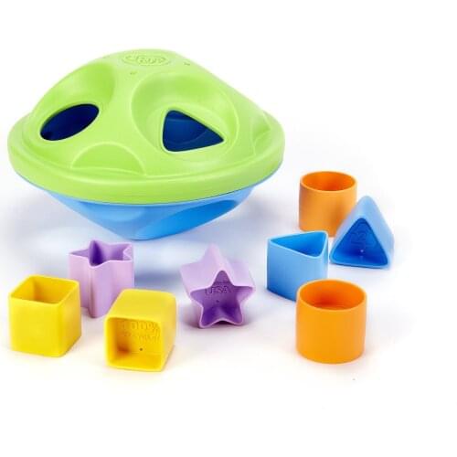 Shape Sorter Activity Center Shape Sorting Hand-Eye Coordination Counting Color and Shape Recognition Beach Toy Early Learning