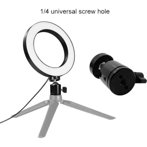 14.5" LED Ring Light Dimmable 3200K-5500K Annular Make-up Lamp &Tripod For Studio Photo Photography Lighting