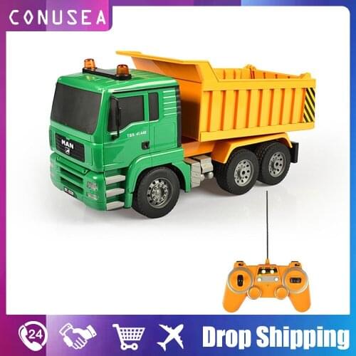1:16 Rc Truck Dumper RC Car Tractor Caterpillar 2.4G Radio Controlled Car Excavator Bulldozer Engineering Car Kids Toys for boys