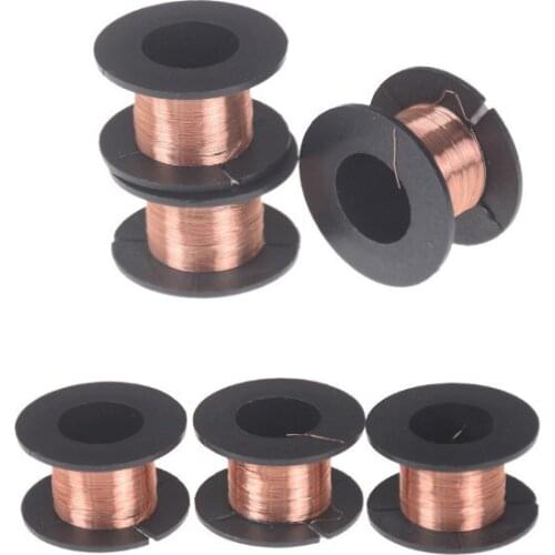 1pcs Magnet Wire 0.1mm*11m QA Enameled Copper Wire Red Magnetic Wire For Inductance Coil Relay Electric Meter Coil Winding