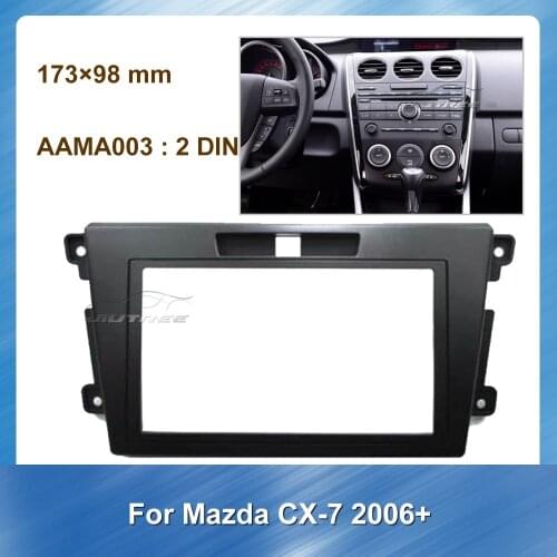 2 Din Car Radio Fascia DVD panel For Mazda CX 7 2006+ Car Stereo Audio CD Installation Kit fascia Auto Multimedia fascia