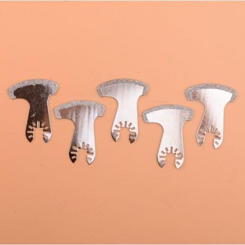 5pcs Universal Oscillating Multi Tool Diamond Segment Swing Grit Grout Saw Blade