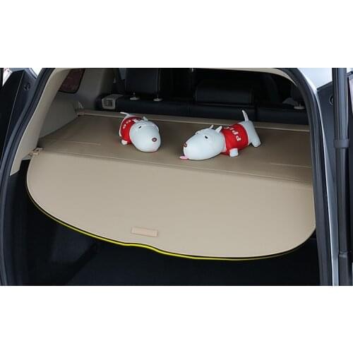Beige Rear Trunk Shade Cargo Cover For 2017-2021 Honda CRV CR-V Car Decoration Accessories Style