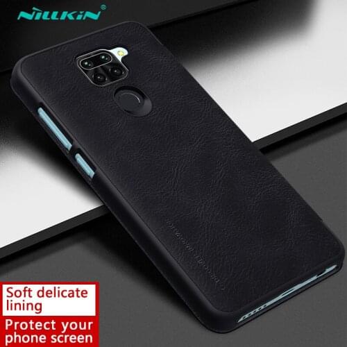 Flip Case for Xiaomi Redmi Note 9 Note9 NILLKIN Qin Series Luxury PU Leather Plastic Back Cover Redmi Note 9 Case