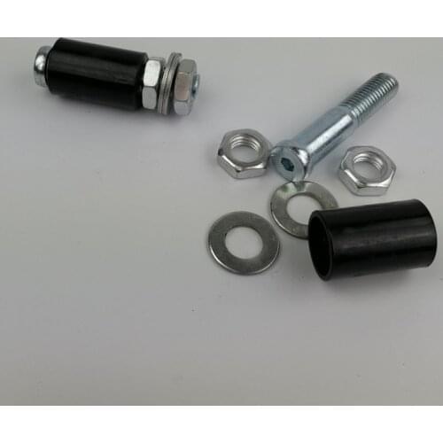Black sliding gate door nylon rollers ,sliding gate guide roller/wheel/pulley accessories with M14 bolt and nuts . 2pcs/lot
