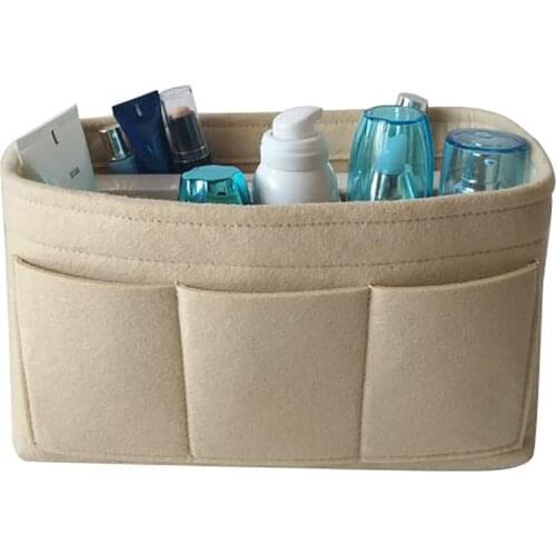 Felt Cosmetics Bag Storage Container Makeup Tool Toiletry Organizer Case Pouch