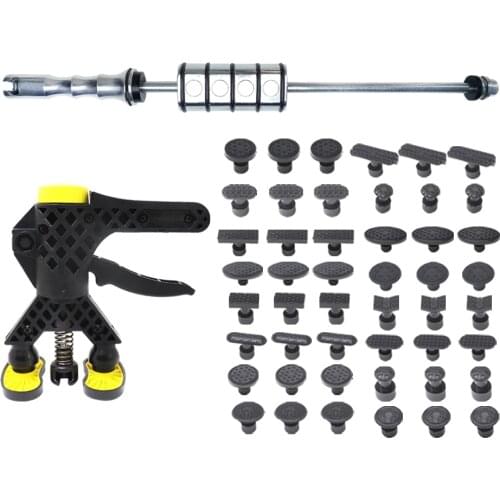 PDR Tools Dent Lifter Slide Hammer Puller Steel With Magnet Glue Tabs Mix Set 50 Pcs Car Body Hail Repair paintless