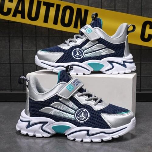 Children Sports Shoes Boys Girls Kids Sneakers Spring Damping Outsole Slip Patchwork Breathable Kids Sneakers Child Running Shoe