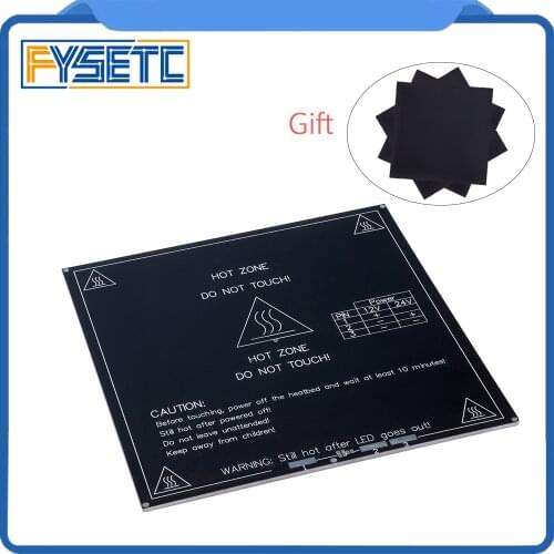 MK3 Heated Bed 12V 24V Parts For Mendel Heatbed Hot HotBed 3D Printers Part Heat 214x214mm Aluminum Plate 3mm Accessories