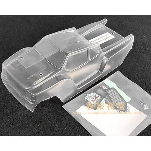 LC Racing L6242 1/14 EMB-TG Polycarbonate Truggy Body "2021" (CLEAR with decals)