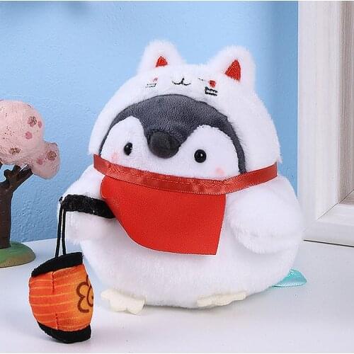 Cute Cartoon Animal Design Stuffed Plush Doll Toy Backpack Bag Hanging Pendant