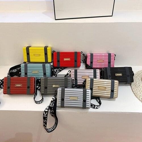 Mini Phone Square Shoulder Bags For Women 2021 Casual Travel Mini Suitcase Purse Girls Cute Phone Bag Women Crossbody Bag