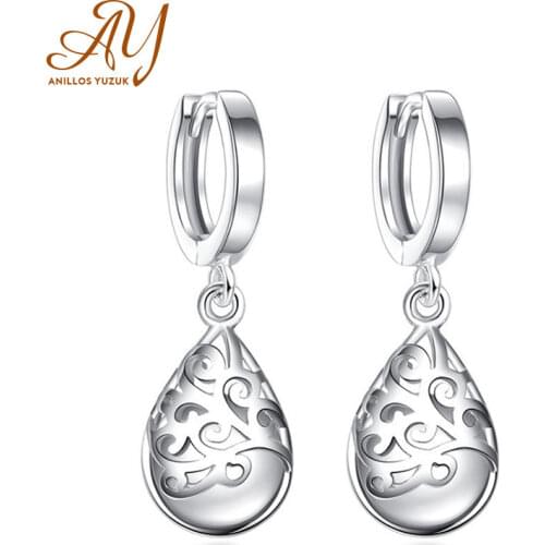 Anillos Yuzuk 925 Sterling Silver Moonlight Opal Tears Totem Earrings Gift Pendientes Oorbellen Boucle D'oreille Femmes