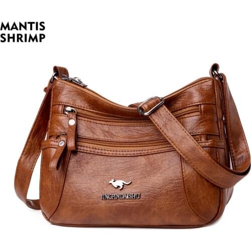 Fashion Crossbody Bags for Women Designer Bags High Quality Brand Messenger Bags PU Leather Shoulder Bag Multi-pocket Small Bag