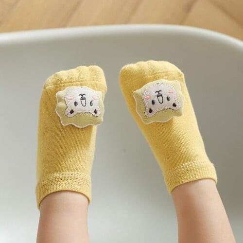 Newborn Infants Anti Slip Sock With Dinosaurs Lion Kids Toddler Spring Summer Children Boy Girl Funny Cute Sock Baby Accessories