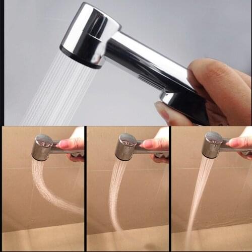 New Handheld Toilet Bidet Sprayer ABS Polished Portable Hand Bidet Faucet for Bathroom Hand Sprayer Shower Head Self Cleaning