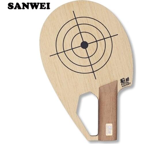 ITTF Approved SANWEI 9S-C Pistol Professional Table Tennis Blade / Table Tennis Racket/ table tennis bat