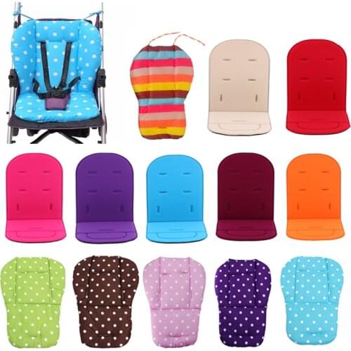 Baby Stroller Seat Cushion Pushchair High Chair Pram Car Colorful Soft Mattresses Carriages Seat Pad Stroller Mat Accessories