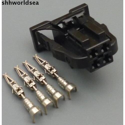Shhworldsea 50Sets 4 pin 4 Way Car Taillight Connector Plug Auto electrical wire connector plug 3B0 972 722 3B0972722