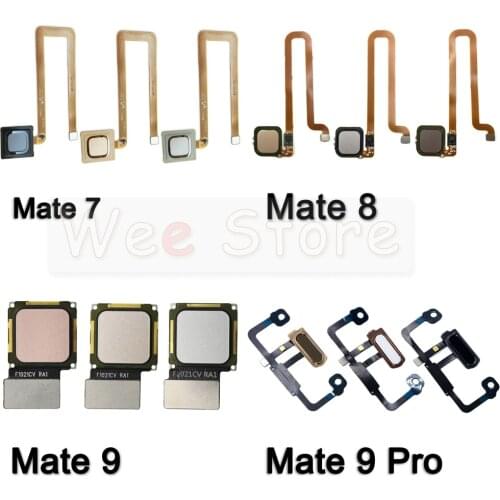 Back Side Home Key Fingerprint Sensor Flex Cable For Huawei Mate 7 8 9 Pro Original Fingerprint Touch ID Flex Cable