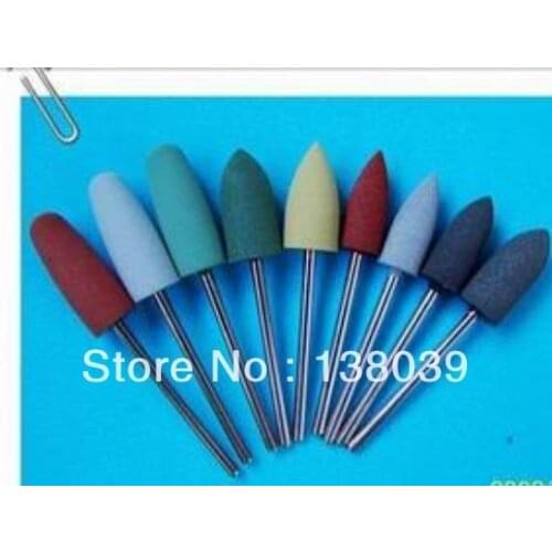 Silicon rubber grinding head professional for polishing metal jade resin denture