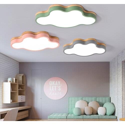 Modern Nordic Design LED Ceiling Light Lamp for Living Room Kitchen Kids Room Bedroom Loft Decor Babies Room 220V 110V