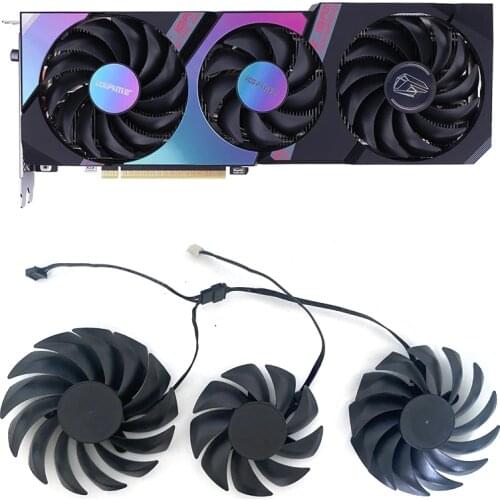 Cooling Fan For Colorful iGame GeForce RTX 3070 Ultra OC RTX 3070 Ultra W RTX 3060 Ti Ultra RTX 3070 Ti Ultra W RTX3060 GPU FANS