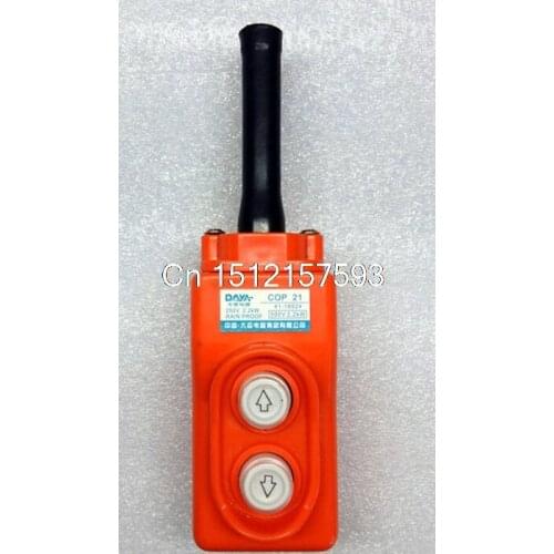 Waterproof Up-down Pushbutton Crane Hoist Switch COP21