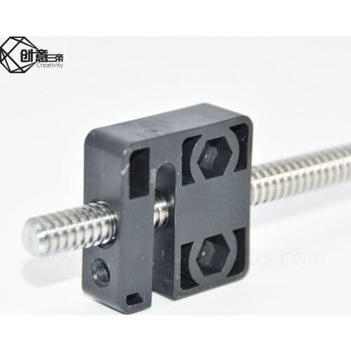 Creativity printer parts T8 Screw Nut block Openbuilds accessories T-type T8 screw Nut block seat plate 8MM anti-backlash nut
