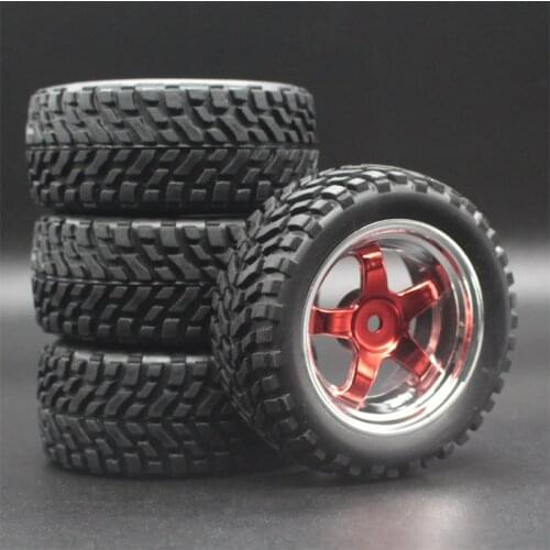 1/10 Racing Tires HSP 94123 94122 D4 FW06 1/16 Off-road Car Tires HuanQi 734 75MM*31MM Tires Strong Grip 6030