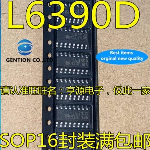 10Pcs L6390 L6390D L6390DTR SOP16 IC LCD power management driver chip in stock 100% new and original