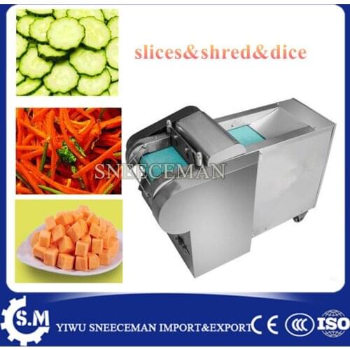 100-300kg/h Multi-functional cutting machine commercial electric shred dicing machine potato slicer