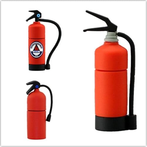 100% Real Capacity Pen Drive Fire Extinguisher Model 4GB 8GB 16GB 32GB 64GB Usb Flash Drive, Flash Memory Stick Pendrive Gifts