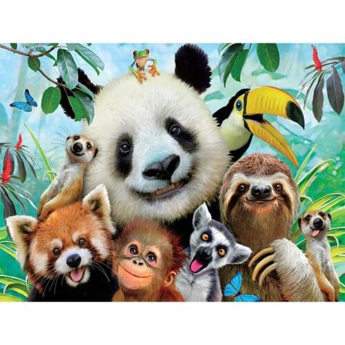 Diy Diamond Painting Cross Stitch panda and money square Rhinestone Diamond Embroidery Animals Diamond mosaic,3d Pictures,5d art