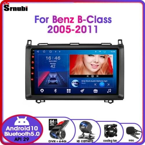 Android 10.0 Car Radio for Mercedes Benz B-Class B Class Viano Vito B200 2005-2016 Multimedia Video Player 2 Din RDS Stereo DVD