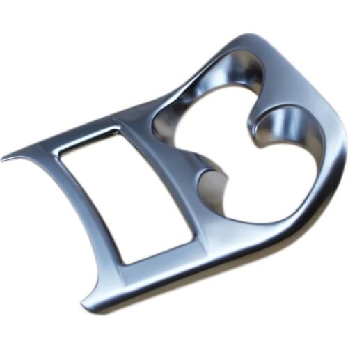 Car Accessories Chrome Water Cup Holder Cover For Nissan Qashqai J11 2014 2015 2016 2017 2018 2019 2020 Interiror Parts