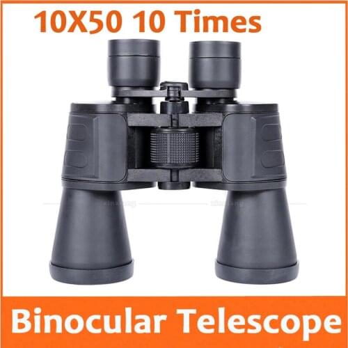 10X 50mm Outdoor tourism bird watching Travel Concert Camping Telescope Binocular 10 Times Birthday Gift Educational Telescope